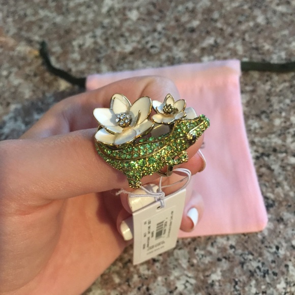 NWT Kate Spade Swamped Pave Alligator Ring Size 7 - Picture 4 of 11